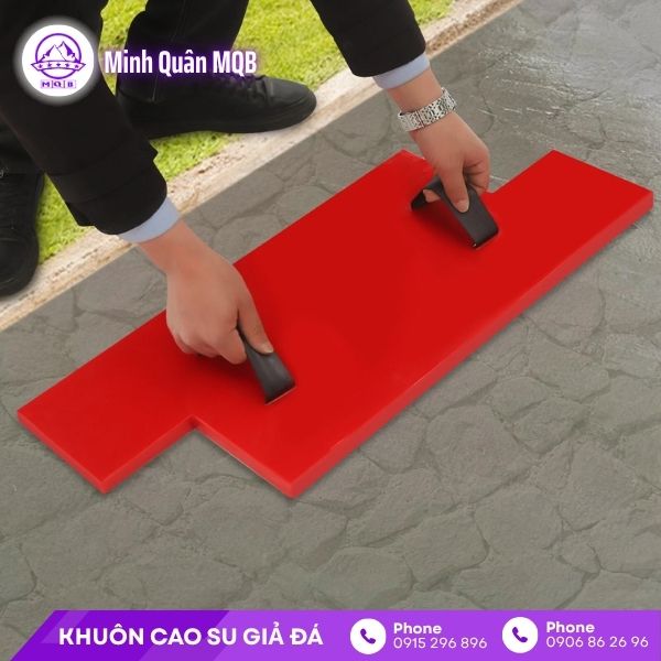 Khuôn giả đá ghép ngẫu nhiên bằng cao su