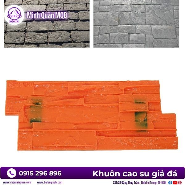 Khuôn giả đá xếp chồng