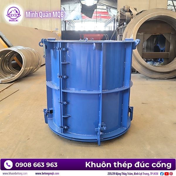 Khuôn thép đúc ống cống