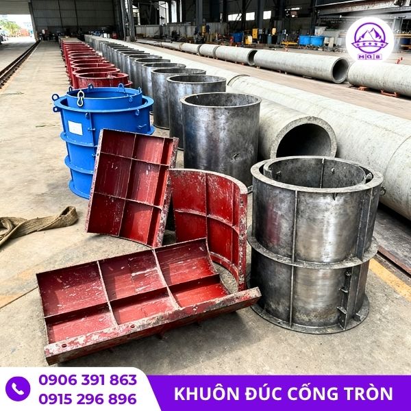 Giá khuôn cống tròn bằng thép