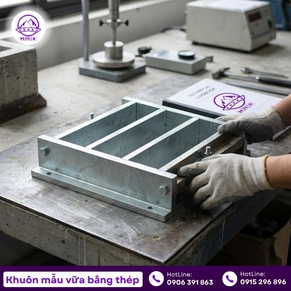 Giá khuôn mẫu 40x40x160mm bằng thép vàng