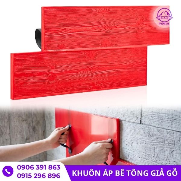 Khuôn dập bê tông giả gỗ bằng cao su