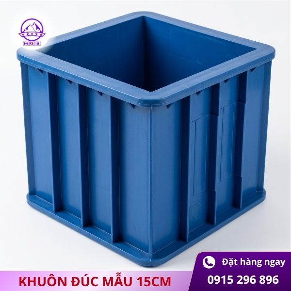 Khuôn đúc mẫu nén 15x15cm bằng nhựa ABS