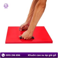 Giá khuôn cao su giả gỗ áp bê tông