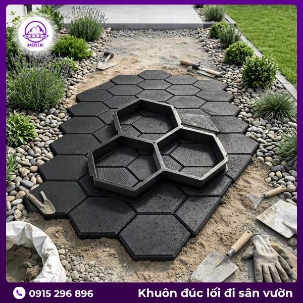 Khuôn đúc lối đi DIY