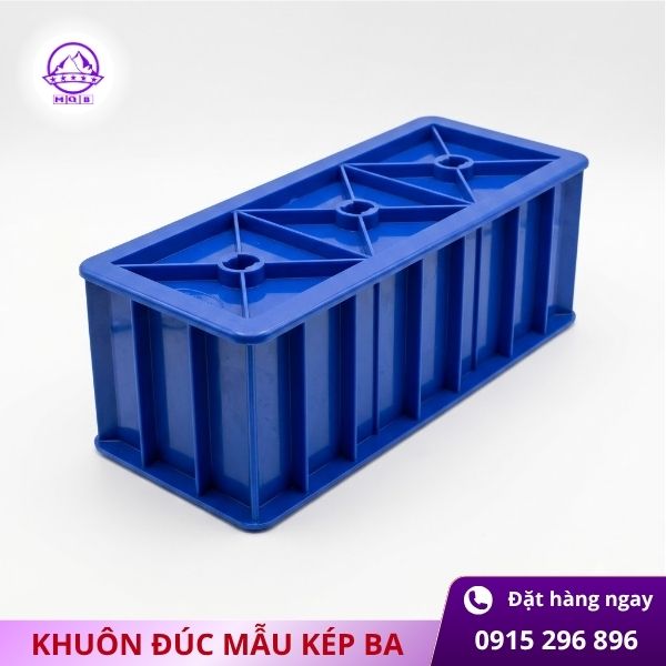 Khuôn đúc mẫu thí nghiệm bê tông bằng nhựa