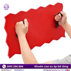 Giá khuôn cao su áp bê tông họa tiết đá rối tự nhiên - Ảnh 3