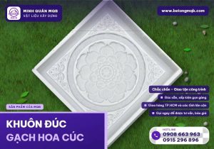Khuôn đúc gạch bông cúc