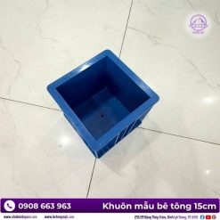 Khuôn lấy mẫu lập phương 15cm bằng nhựa ABS cao cấp - Ảnh 4