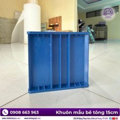 Khuôn lấy mẫu lập phương 15cm bằng nhựa ABS cao cấp - Ảnh 3