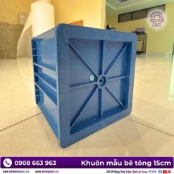 Khuôn lấy mẫu lập phương 15cm bằng nhựa ABS cao cấp - Ảnh 2