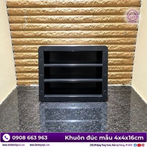 Khuôn mẫu vữa xi măng 4x4x16cm