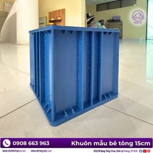 Khuôn nhựa đúc mẫu 15x15x15