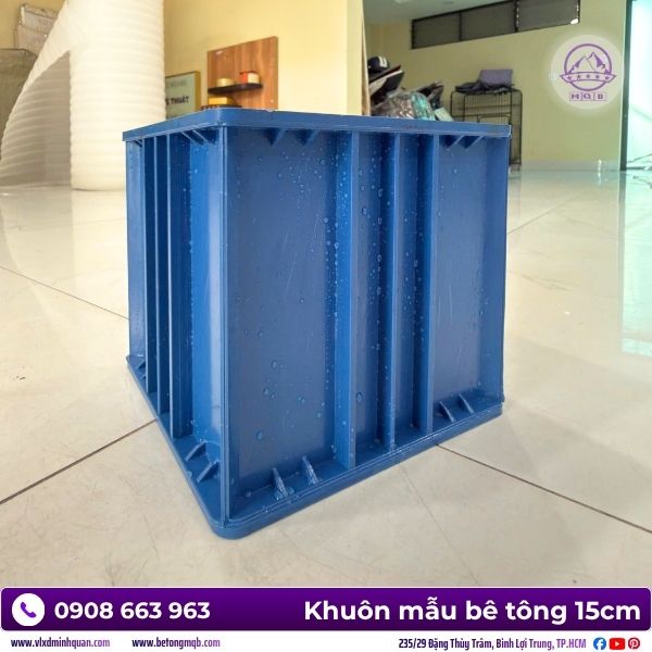 Khuôn nhựa đúc mẫu 15x15x15